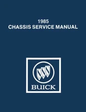 1985 Buick Grand National  Regal Shop Service Repair Manual Engine Drivetrain OE