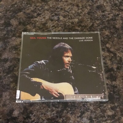 Neil Young - 3 Track Cd Single Germany The Needle And The Damage Done Live