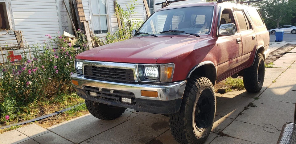 Par de faros LED 5X7 7X6" para International 9200i 9400i SBA 9900i 5600i 3800 Foto 4 de 4