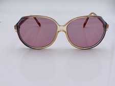 Vintage Evan Picone Blue Translucent Oval Sunglasses FRAMES ONLY