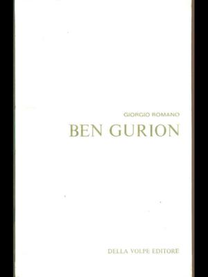 BEN GURION BIOGRAPHIEN ERSTE AUSGABE GEORGIO ROMANO DELLA FUCHS 1967