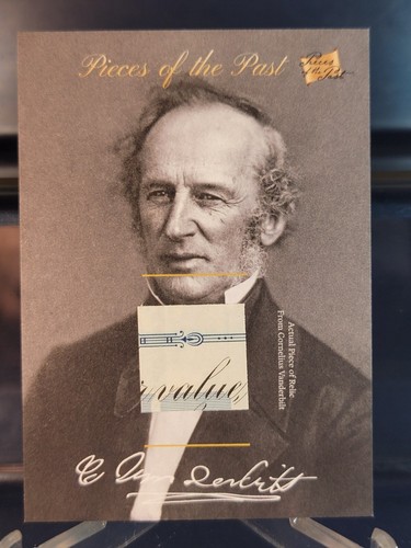 2024 Pieces of the Past 8 Year Collection #PRH-CV CORNELIUS  VANDERBILT RELIC - Picture 1 of 6