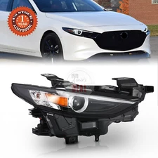 For 2019-21 Mazda3 RH Passenger Side Full LED Headlight Assembly W/bulb W/O AFS