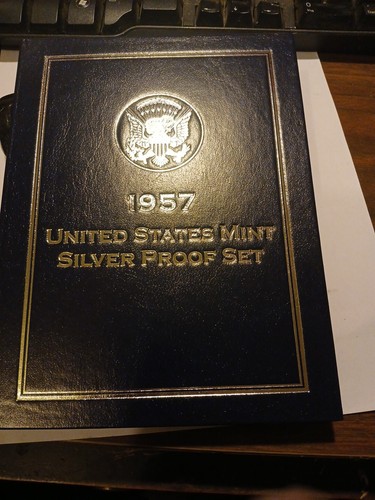 1957 United States Mint Silver Proof Set In Original Hard Packaging