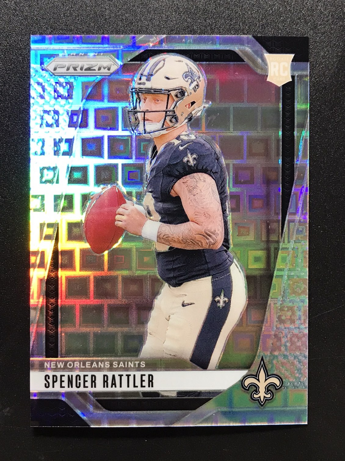 Spencer Rattler 2024 Panini Prizm NFL Silver Pandora Rookie RC 125/400 #388 -HD