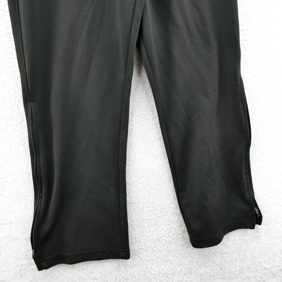 ASICS Joggers Para Hombres Pequeños Negros Atléticos Cremallera en el Tobillo Ropa de Salón Informal 28x28 Deportivos Foto 2 de 4