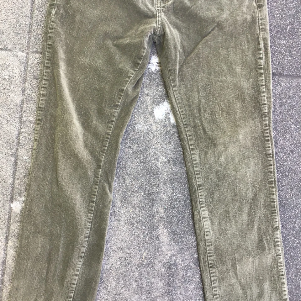 Pantalones de mezclilla verde pana Ezekiel para hombre adulto talla 34 x 29 Foto 4 de 4
