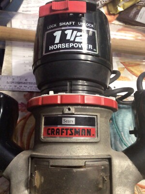 SEARS CRAFTSMAN ROUTER Model 315.17430 ~ 1-1/2 HP 8amp 25,000 RPM 