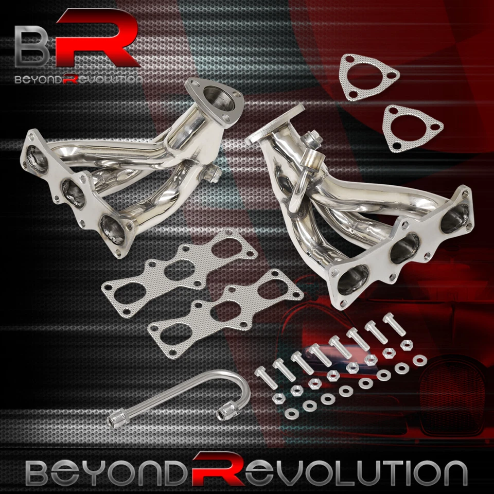 Tubo flexible colector cabezal de escape de acero inoxidable para sonda MX6 2,5 DOHC V6 1993-1997 Foto 3 de 3