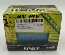 Savox Waterproof 5th Scale Digital Servo #1P67  HV 74 - SW-0240MG