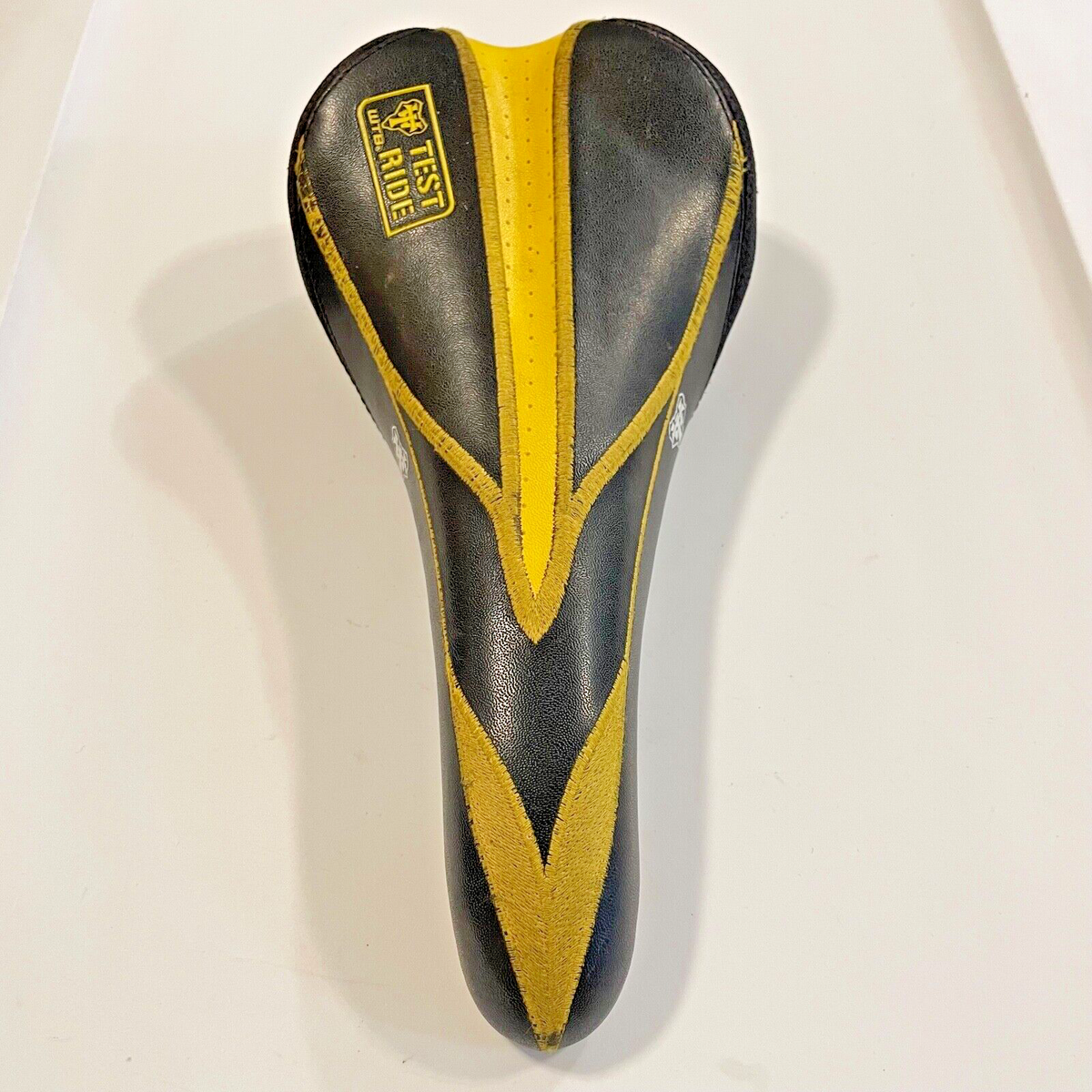 WTB Rocket V Saddle Test Ride Black Yellow Mountain Bike