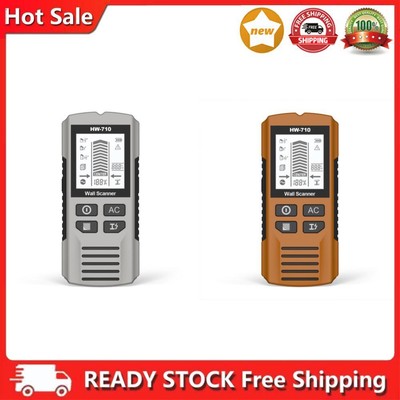 6-in-1 Stud Finder Wall Scanner for 1-1/2 Inch Drywall Stud Center Detect(White)