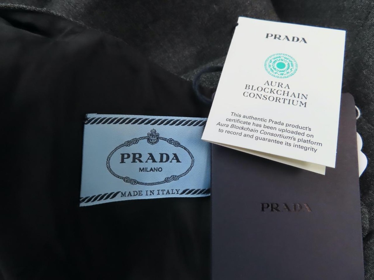 NWT PRADA Slate Gray/ Crystal Button Mini Dress Size 38/US 2