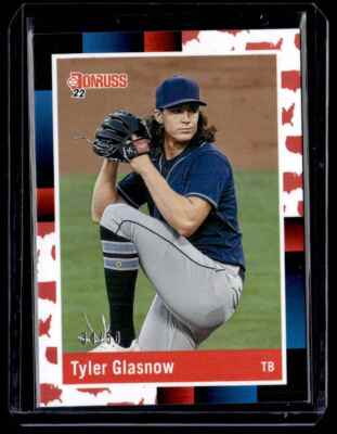2022 Donruss America 1988 Retro Tyler Glasnow 34/50 Tampa Bay Rays