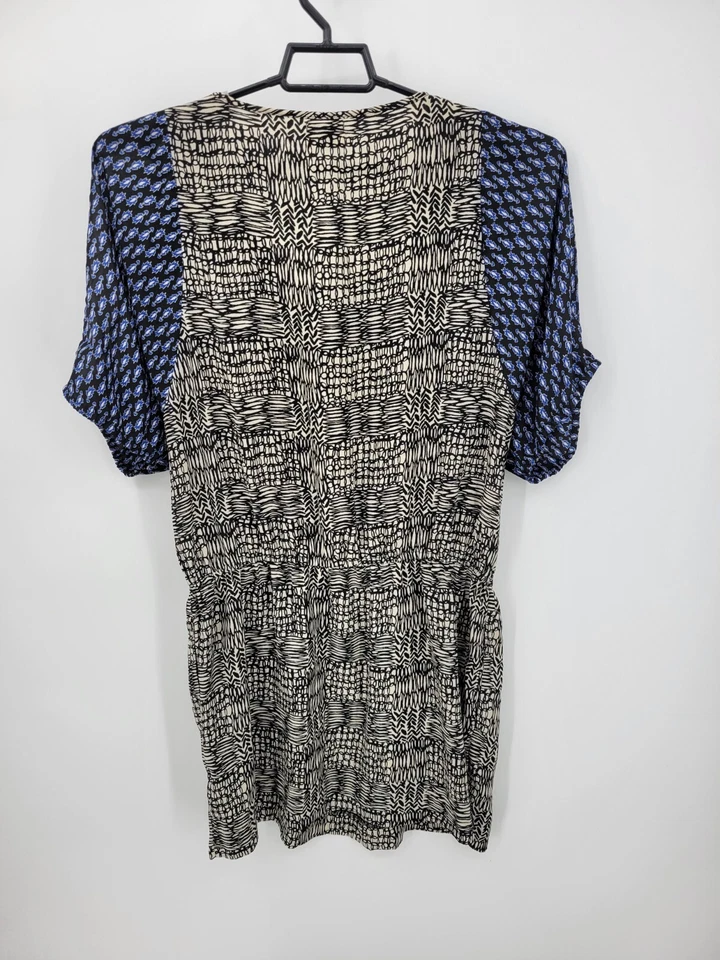 Vestido Ecote Para Mujer Mediano Mixto Estampado Boho Hombro Frío Azteca Mini Artístico Foto 2 de 4