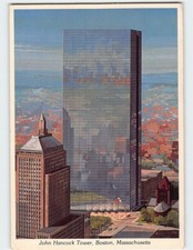 Postcard John Hancock Tower Boston Massachusetts USA