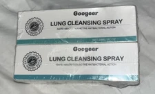 Lot of 2 Googeer Lung Cleansing Spray, Herbal Lung Cleansing Spray Exp 07/2027