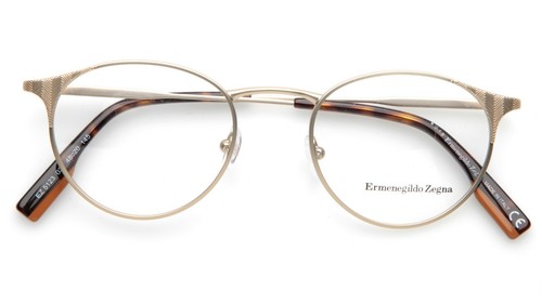 NEW Ermenegildo Zegna EZ5123 033 GOLD EYEGLASSES GLASSES FRAME 48-20-145mm Italy - Picture 9 of 12