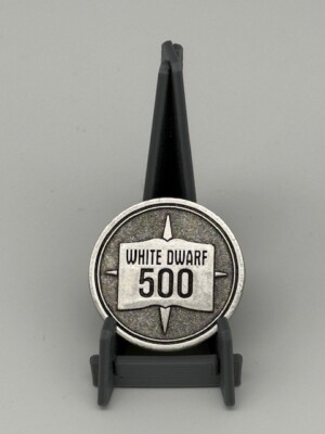 Warhammer Age of Sigmar 40k White Dwarf 500 Collectible Coin Sammlermünze