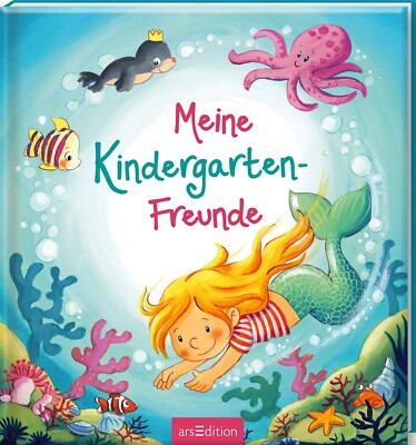 Freundebuch Meerjungfrau Meine Kindergarten Freunde Ab 3 Jahren + BONUS