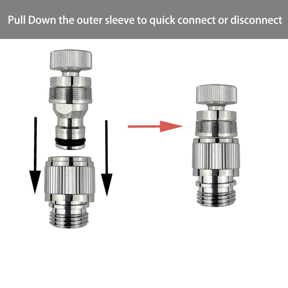 QuickConnect Sink Faucet Sprayer Kit, Sink Hose Sprayer Accessories