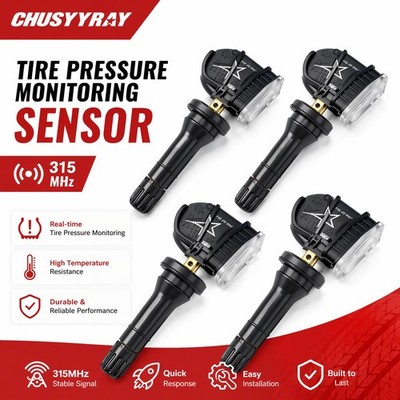 For GM GM Chevy GMC Buick TPMS 4PCS NEW Tire Pressure Monitoring Sensor 13598772