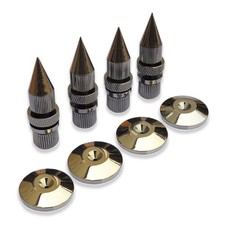 4pcs Speaker Shockproof Spike Damping Isolation Stand Feet Pad M8x44 *ty