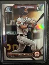 2022 Bowman Chrome Draft Refractors #BDC135 Jacob Melton 1st Rookie ASTROS