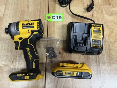 DeWalt 20V ATOMIC Brushless 1/4'' Impact Driver w/ 2aH Battery Model# DCF809 C19