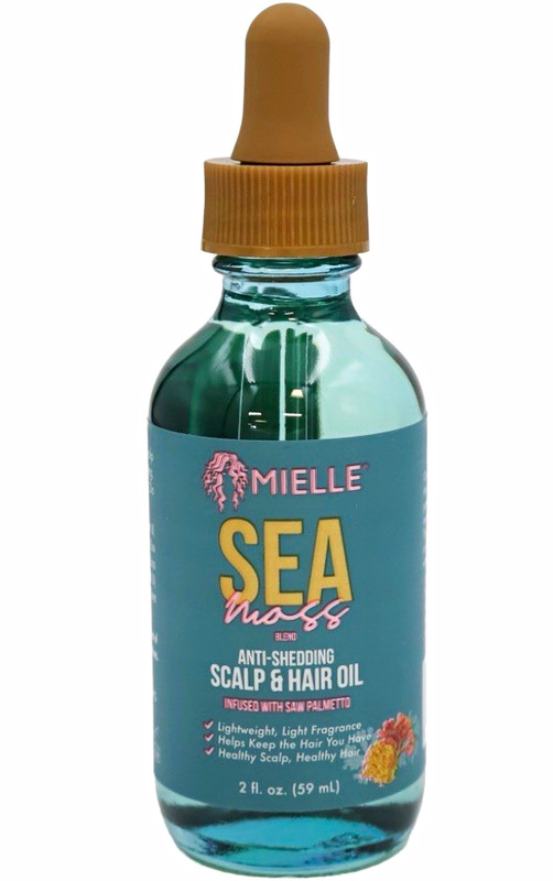 Mielle Sea Moss Anti-Shedding Scalp & Hair Oil, Light Fragrance, 2 fl oz