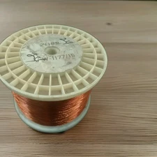 #24 AWG 24HML Magnet Enamel Coated Wire ≥9+Lbs 6" Spool JW-1177/15 ~8000ft