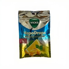 Vicks VapoDrops with cooling menthol ,Sugar Free ,Vegan Lozenges  72g