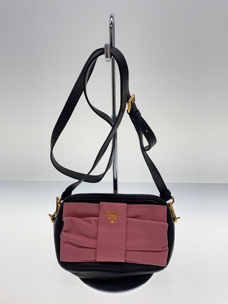 PRADA Shoulder Bag Leather BP0166