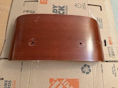 Authentic Herman Miller Eames Headrest Shell   Cherry