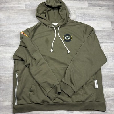 2025 Green Bay Packers Nike Salute to Service XXL Sideline Standard Issue Hoodie