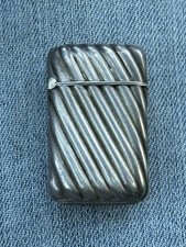 British antique sterling silver matchbox