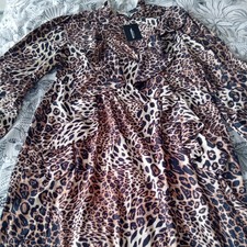 Brand New With Tags Pretty Little Thing Dress Animal Print  Plus Size UK 24