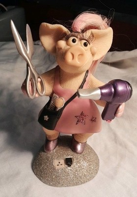 Piggin Collectables Piggin 'Cut 'N' Blow' Friseur H15cm
