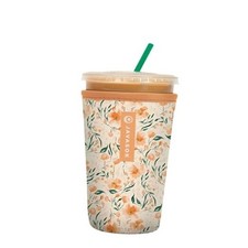 JavaSok Insulated Neoprene Cup Sleeve for Iced Coffee Cold Soda - Blosh