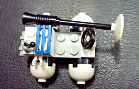 LEGO Space - Mars (7301/7309) -Rover.  Bricks, Minifig, Manual, no box. Free S/H