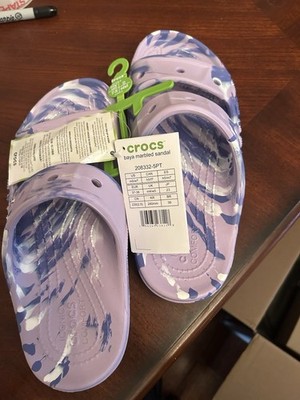 Women s Croc Marbled Sandals, Size 7, New In Box
