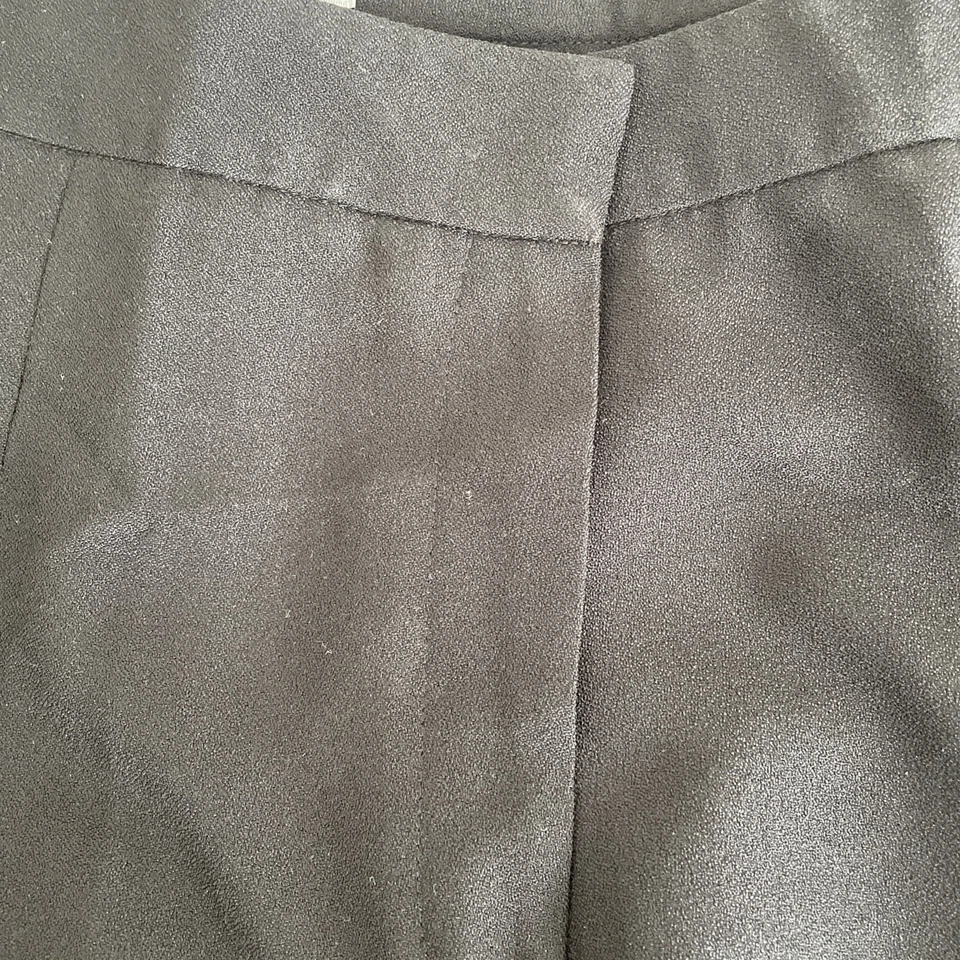 Jesuit Women’s Black Trouser Flat Front Zip And Hook Closure Size 12 Fully Lined - Image 3 of 4