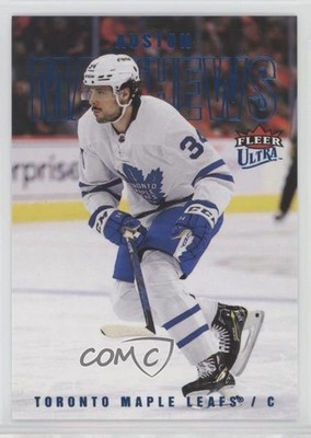 2021-22 Upper Deck Fleer Ultra Blue Foil 295/399 Auston Matthews #1 03uh