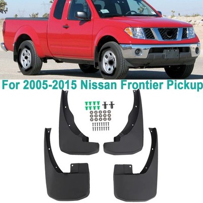 Front Rear Splash Guards Mud Flaps For Nissan Frontier 05-15 Pickup 4-Door 2.5L