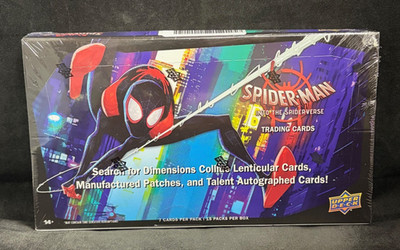 2022 UPPER DECK MARVEL SPIDER-MAN INTO THE SPIDER-VERSE TRADING CARDS HOBBY BOX