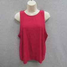 Beyond Yoga Womens M Red Top Shirt Sleeveless Active Workout Summer Casual Beach