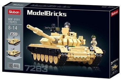 Sluban Model Bricks M38-B1011 Kampfpanzer Tank 2in1 770 Teile NEU & OVP !