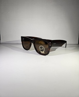 Ray Ban Mega Wayfarer Striped Havana Sonnenbrille RB 0840S