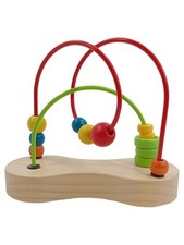 Hape Drewniana kokardka motoryczna Maluch Zabawka edukacyjna Wielokolorowa