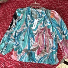 Kobi Halperin Women s Silk Abstract Multicolo...